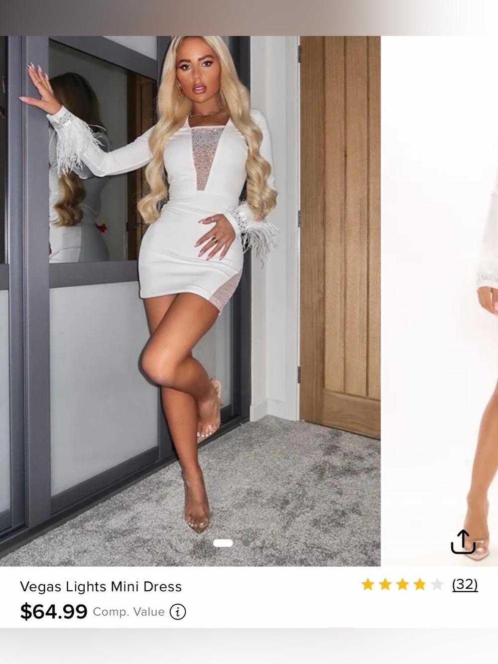 Vegas Lights Mini Dress Fashion Nova